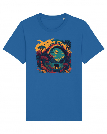 Magic jungle - blue elephant Royal Blue