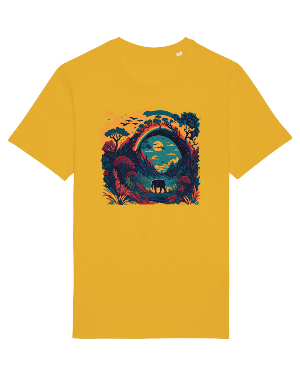Tricou mânecă scurtă Unisex Rocker Spectra Yellow