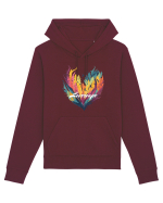 Lovescape - feather birds landscape Hanorac Unisex Drummer
