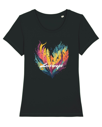 Lovescape - feather birds landscape Black