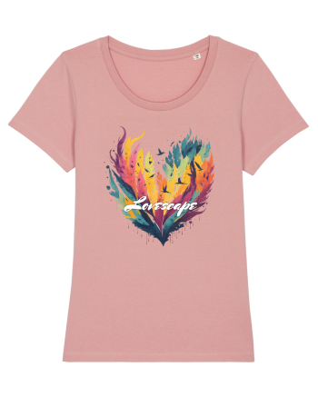 Lovescape - feather birds landscape Canyon Pink