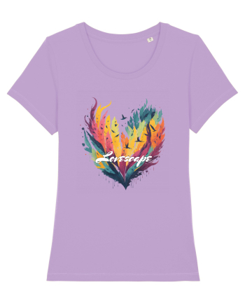 Lovescape - feather birds landscape Lavender Dawn