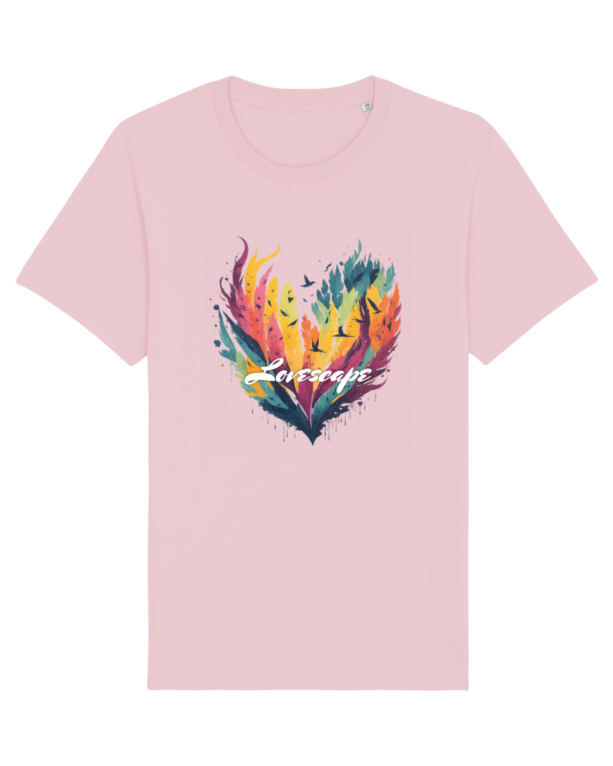 Tricou mânecă scurtă Unisex Rocker Cotton Pink