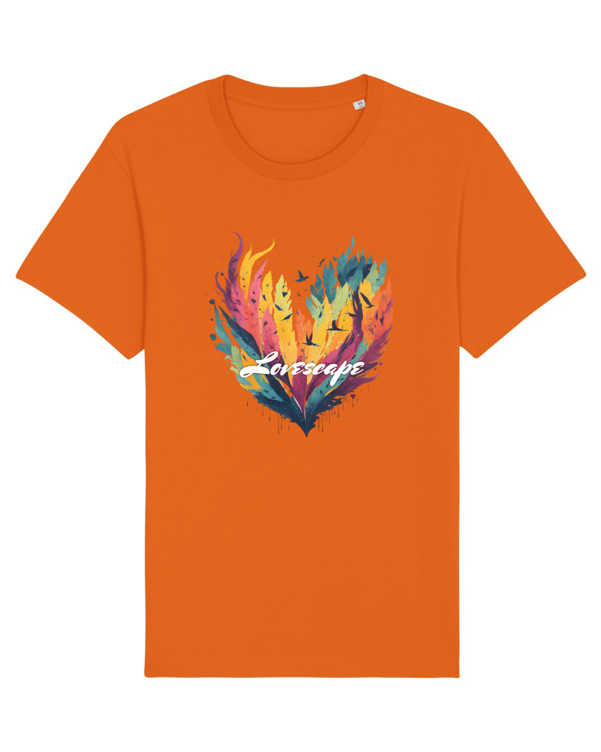 Tricou mânecă scurtă Unisex Rocker Bright Orange