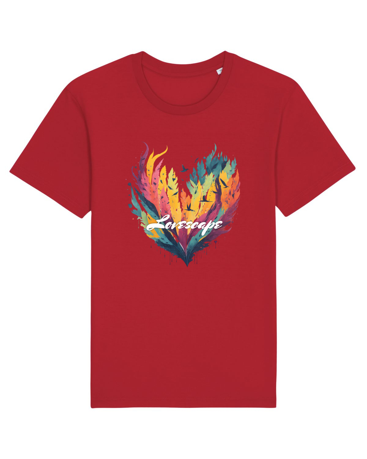 Tricou mânecă scurtă Unisex Rocker Red