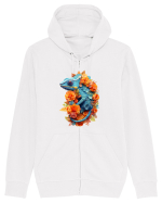 Cameleon printre flori Hanorac cu fermoar Unisex Connector