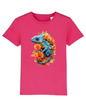 Cameleon printre flori Raspberry