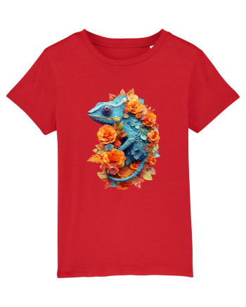 Cameleon printre flori Red