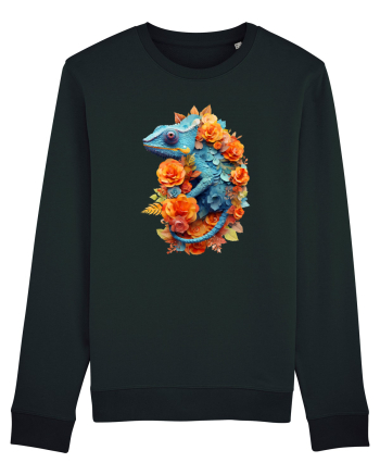 Cameleon printre flori Black