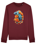 Cameleon printre flori Bluză mânecă lungă Unisex Rise