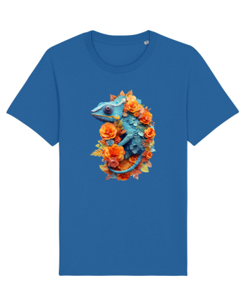 Cameleon printre flori Royal Blue