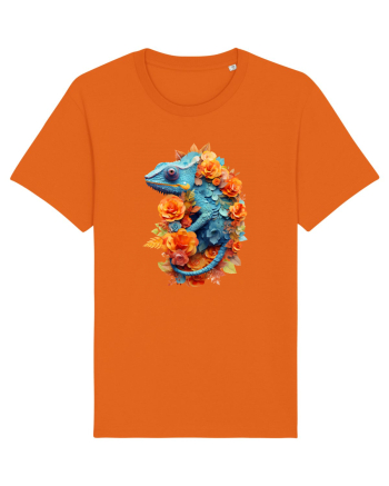 Cameleon printre flori Bright Orange