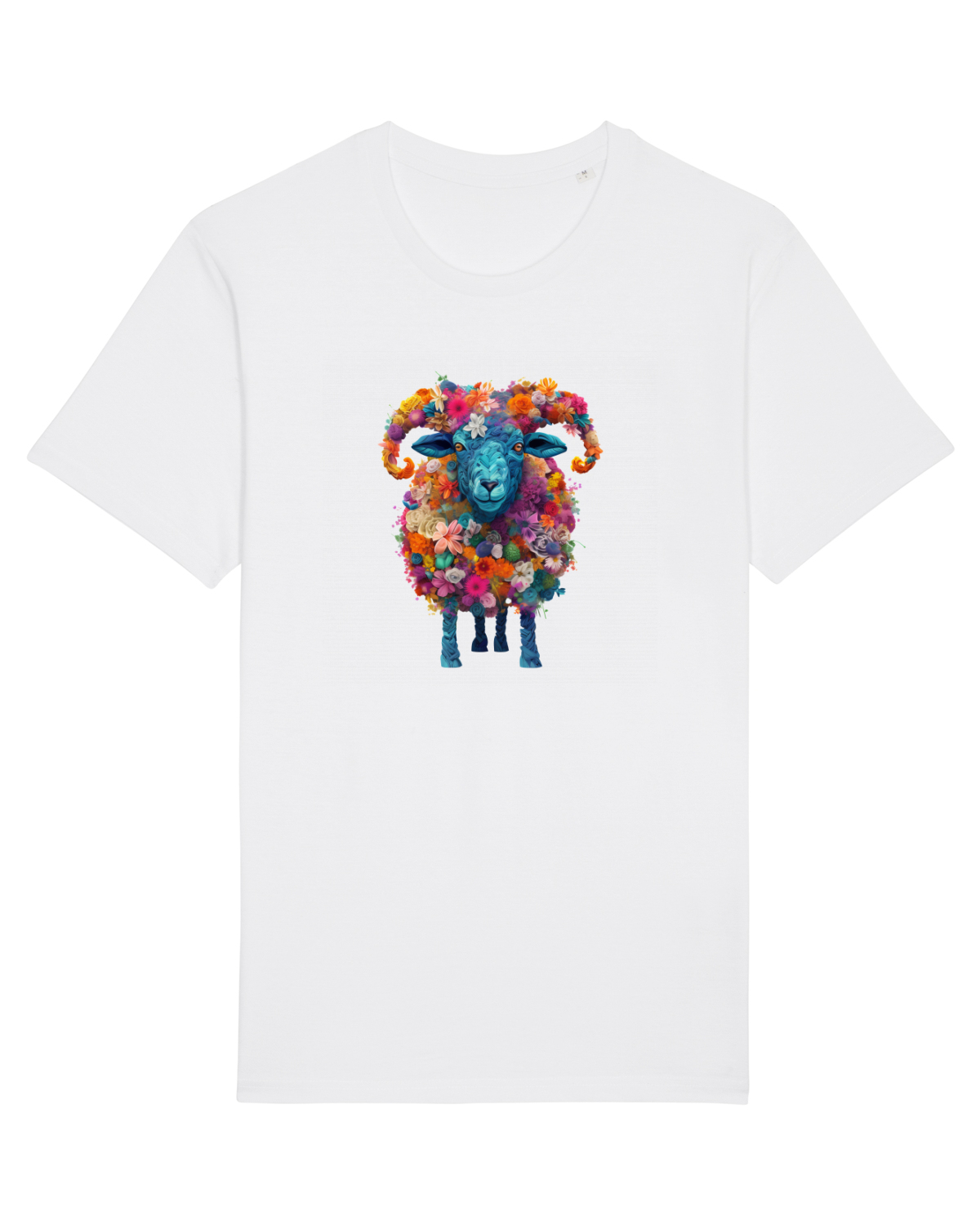 Tricou mânecă scurtă Unisex Rocker White