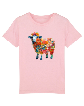 Oaia vesela cu flori Cotton Pink