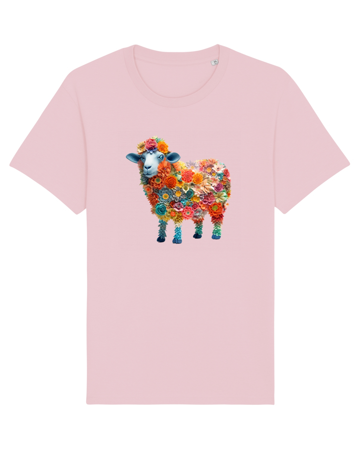 Tricou mânecă scurtă Unisex Rocker Cotton Pink