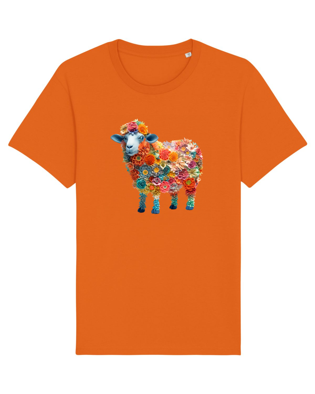 Tricou mânecă scurtă Unisex Rocker Bright Orange