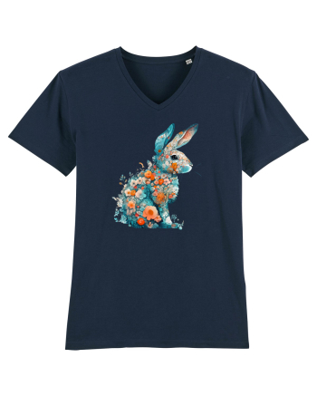 Iepurila floral French Navy