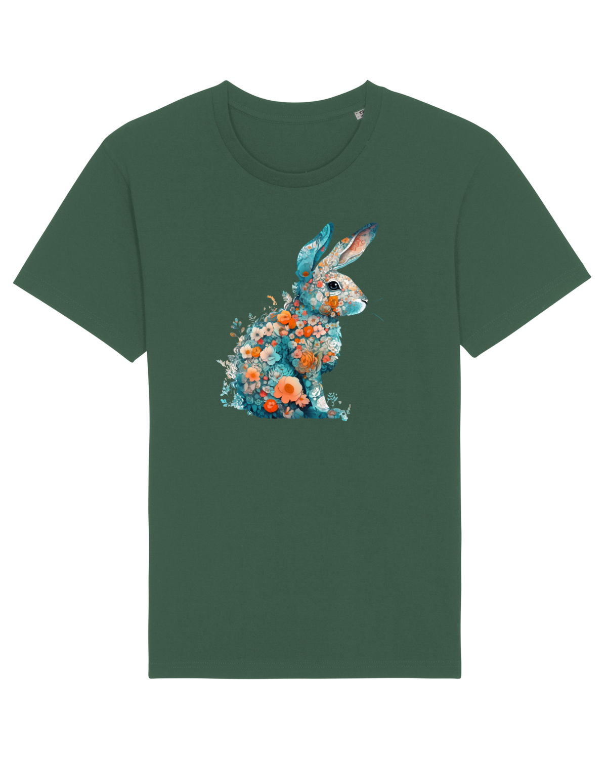 Tricou mânecă scurtă Unisex Rocker Bottle Green