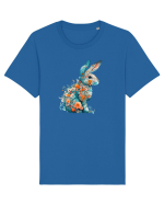 Iepurila floral Tricou mânecă scurtă Unisex Rocker