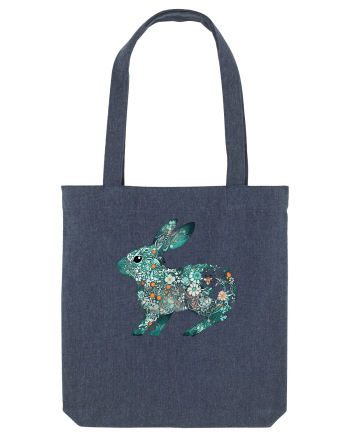 Iepure floral Midnight Blue