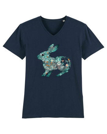 Iepure floral French Navy