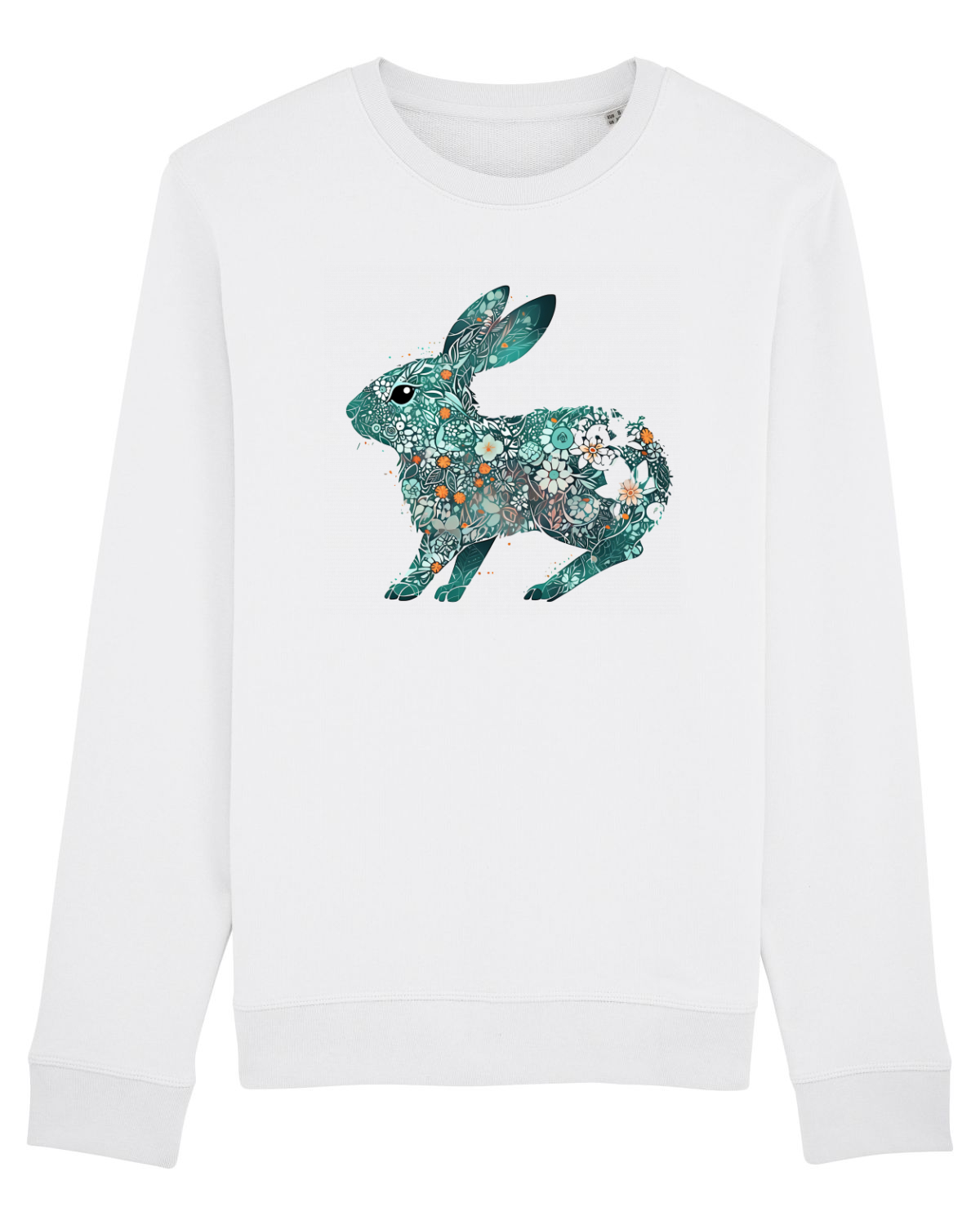 Bluză mânecă lungă Unisex Rise White