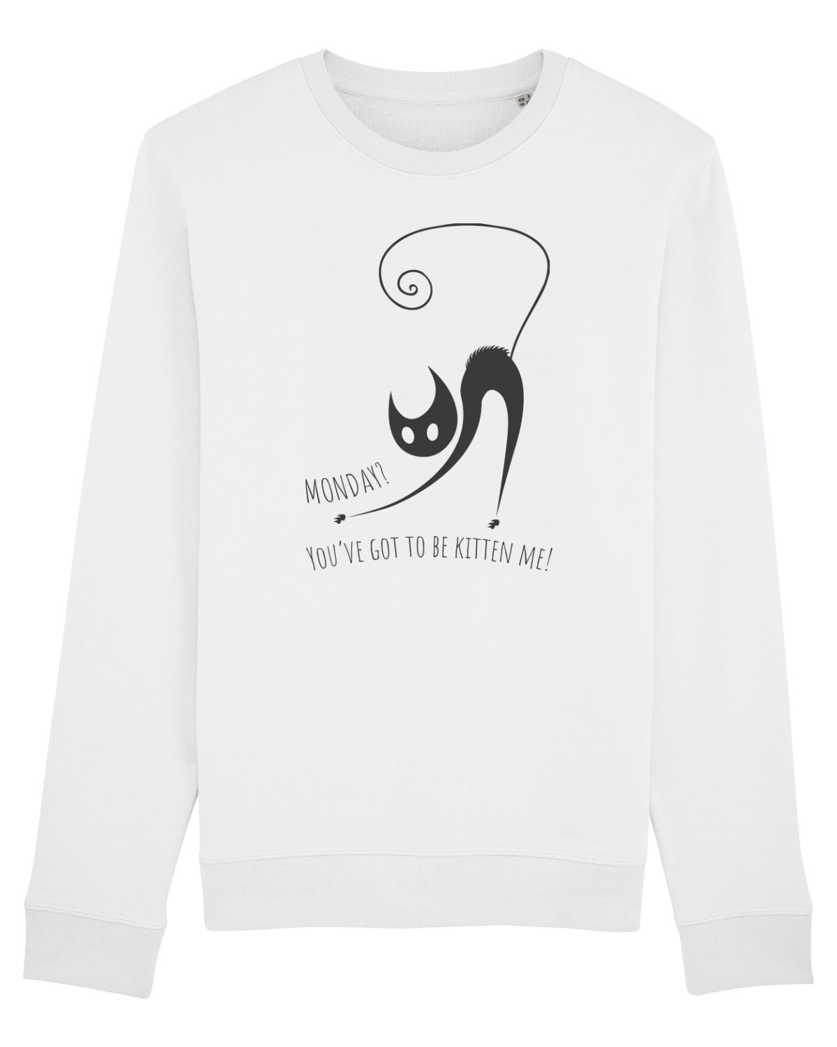 Bluză mânecă lungă Unisex Rise White
