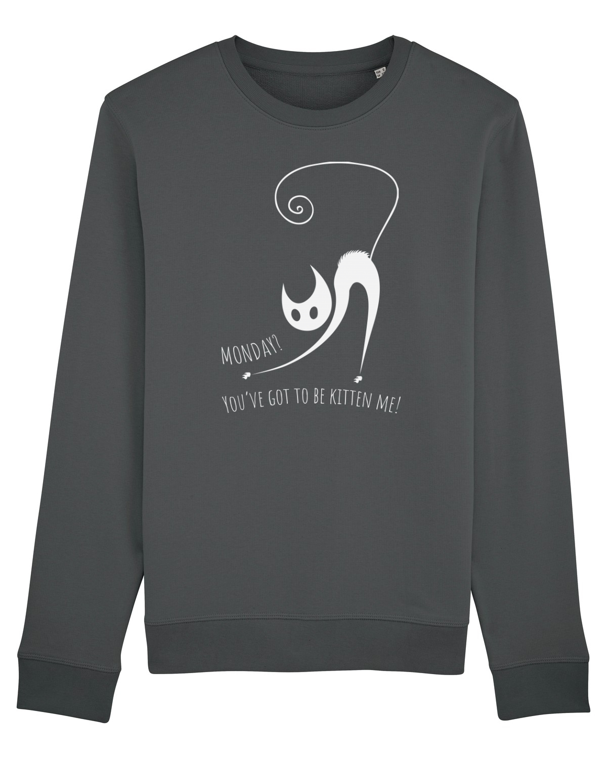 Bluză mânecă lungă Unisex Rise Anthracite