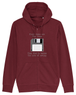 Floppy Disks are just like Jesus Hanorac cu fermoar Unisex Connector