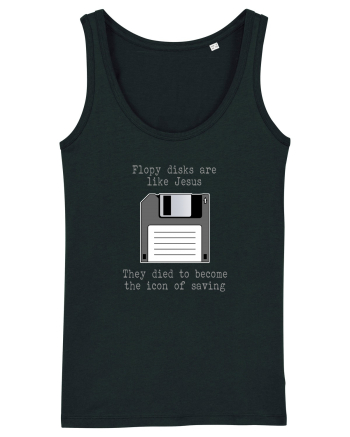 Floppy Disks are just like Jesus Black