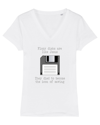 Floppy Disks are just like Jesus White