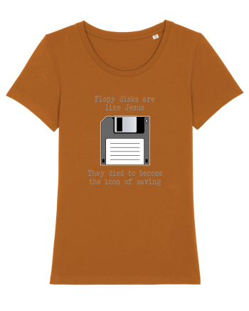 Floppy Disks are just like Jesus Roasted Orange