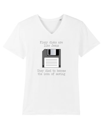 Floppy Disks are just like Jesus White