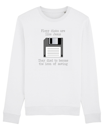 Floppy Disks are just like Jesus White