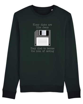 Floppy Disks are just like Jesus Black