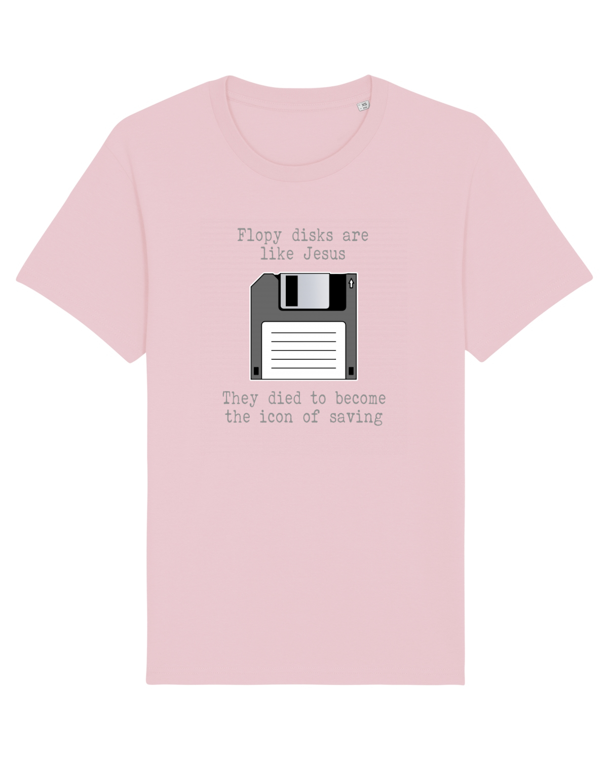 Tricou mânecă scurtă Unisex Rocker Cotton Pink