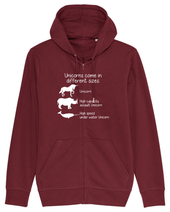 Unicorn types Burgundy