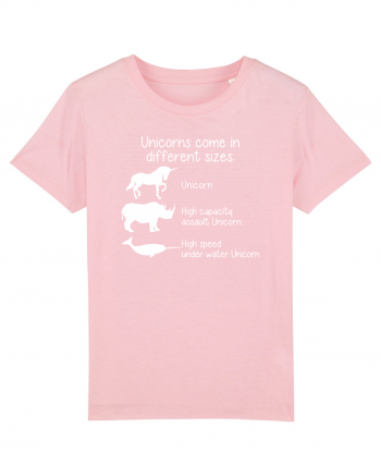 Unicorn types Cotton Pink