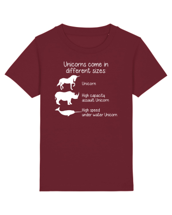 Unicorn types Burgundy