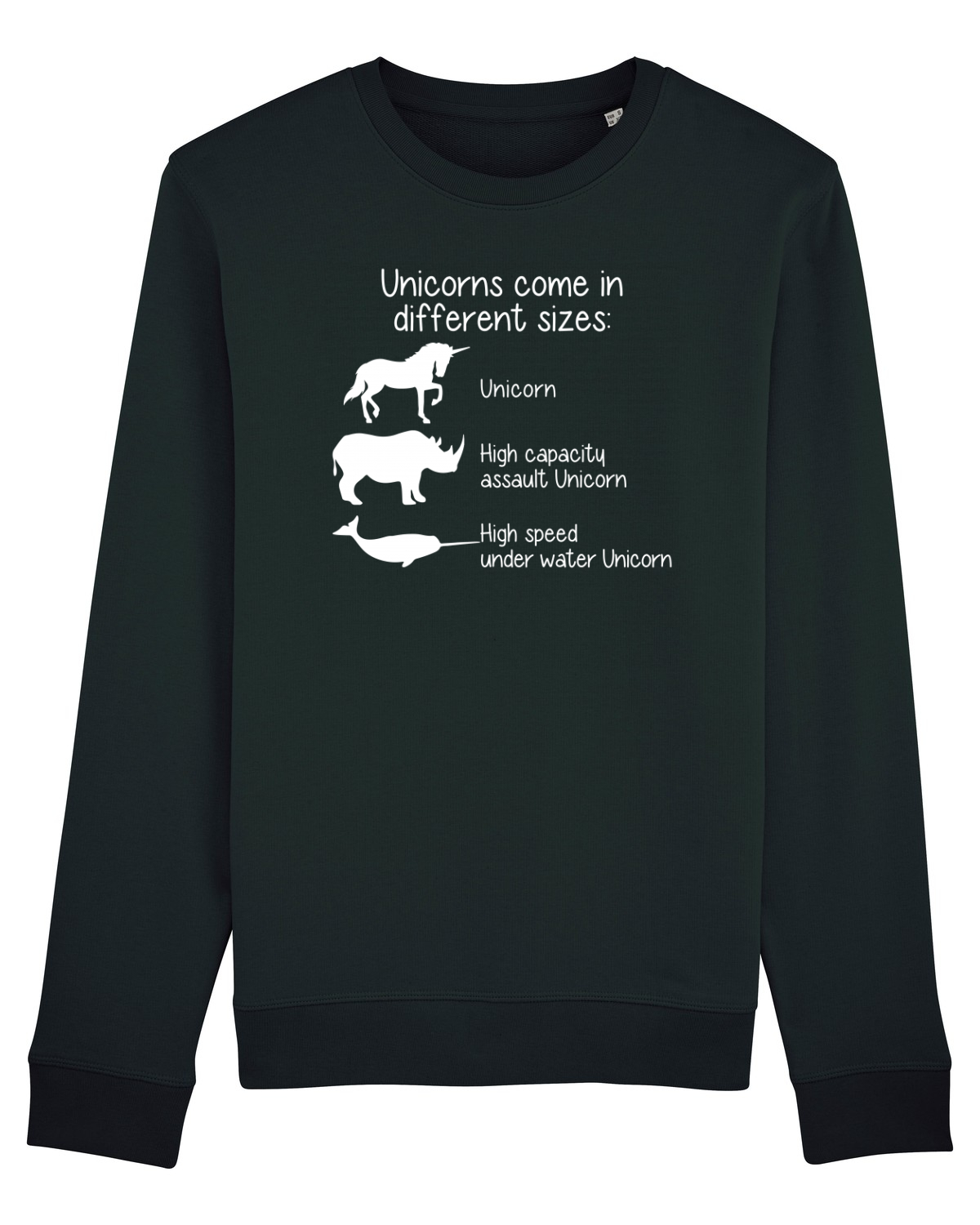 Bluză mânecă lungă Unisex Rise Black
