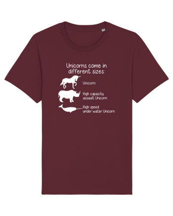 Unicorn types Burgundy