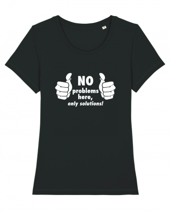 No problems here. Only solutions Black