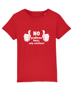 No problems here. Only solutions Tricou mânecă scurtă  Copii Mini Creator