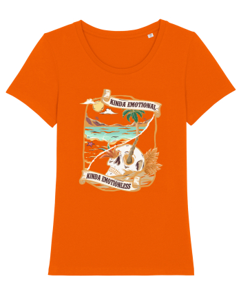 Kinda Emotional Kinda Emotionless Bright Orange