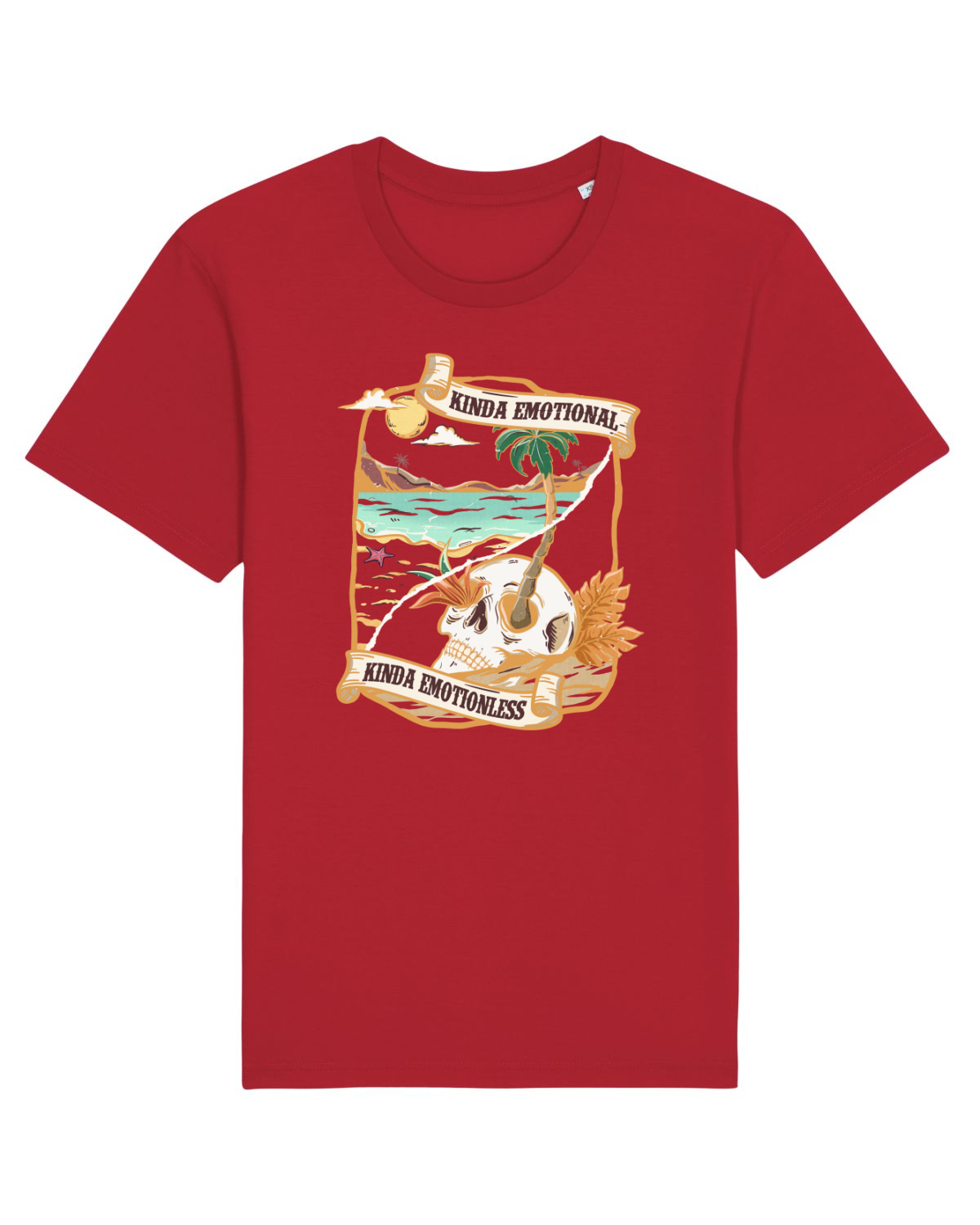 Tricou mânecă scurtă Unisex Rocker Red