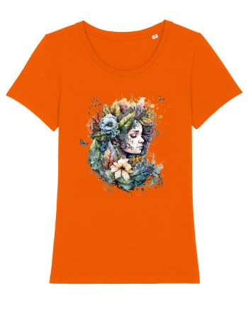 Fairy Girl Spring Bright Orange