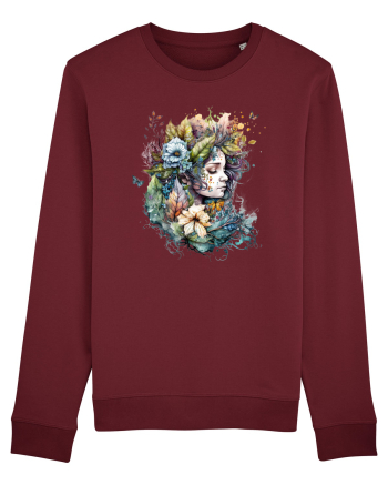 Fairy Girl Spring Burgundy