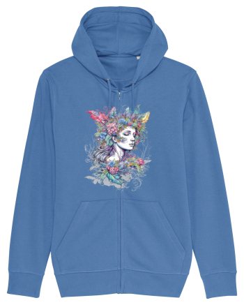 Fairy Girl Winter Bright Blue
