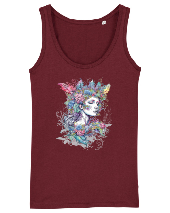 Fairy Girl Winter Burgundy