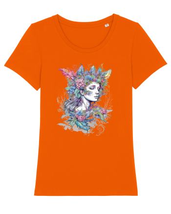 Fairy Girl Winter Bright Orange